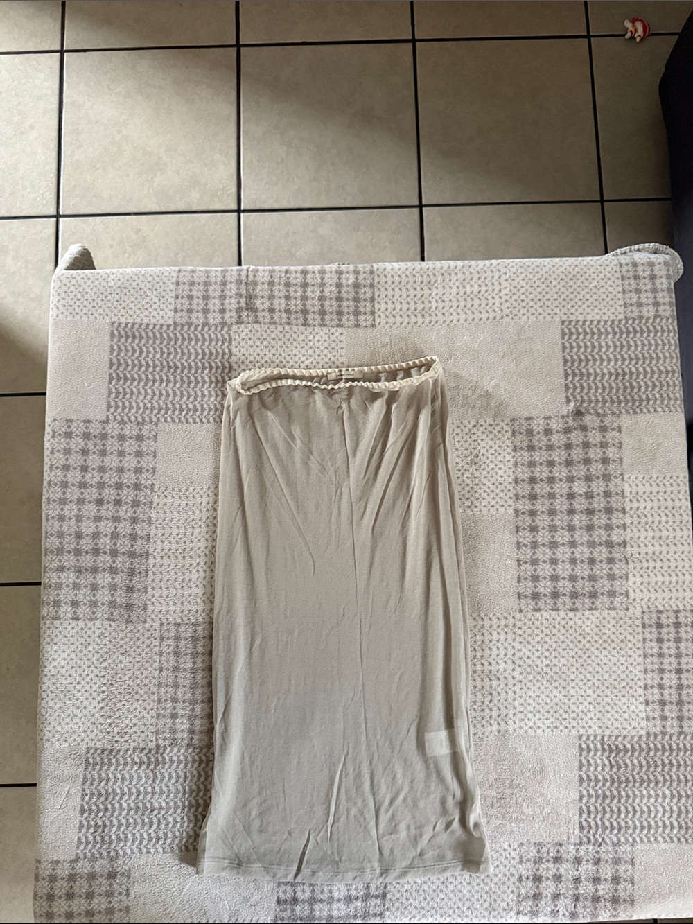 Paloma Wool Cream Maxi Skirt with Elastic Waist